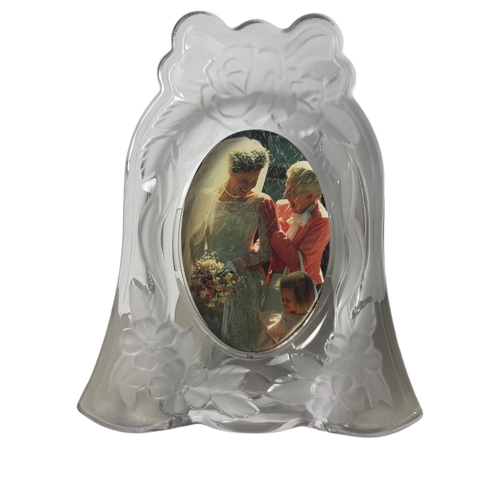 Studio Nova Love's Bouquet Bell Frame Glass Made In Japan Oval‎ Picture 4x3